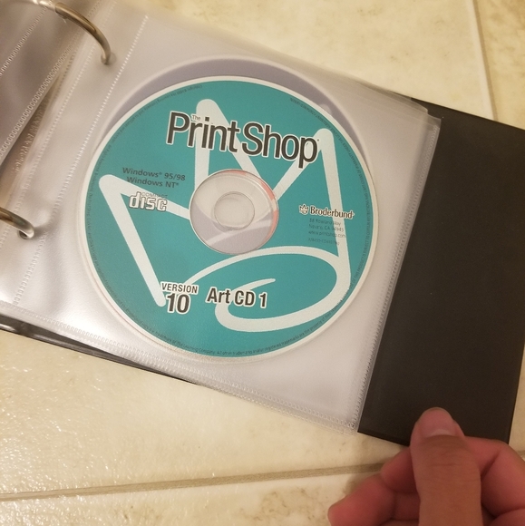 1990s PC Cd-rom kid games printshop version 10 Microsoft greetings 2000 in Gatew - Picture 5 of 13